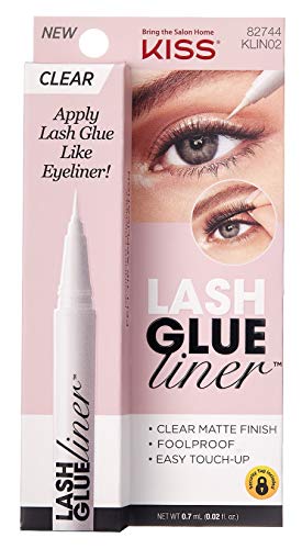 final discount - KISS განჭვირვალე წებო ლაინერი Glue Liner-Clear 0.7 ml - Kiss